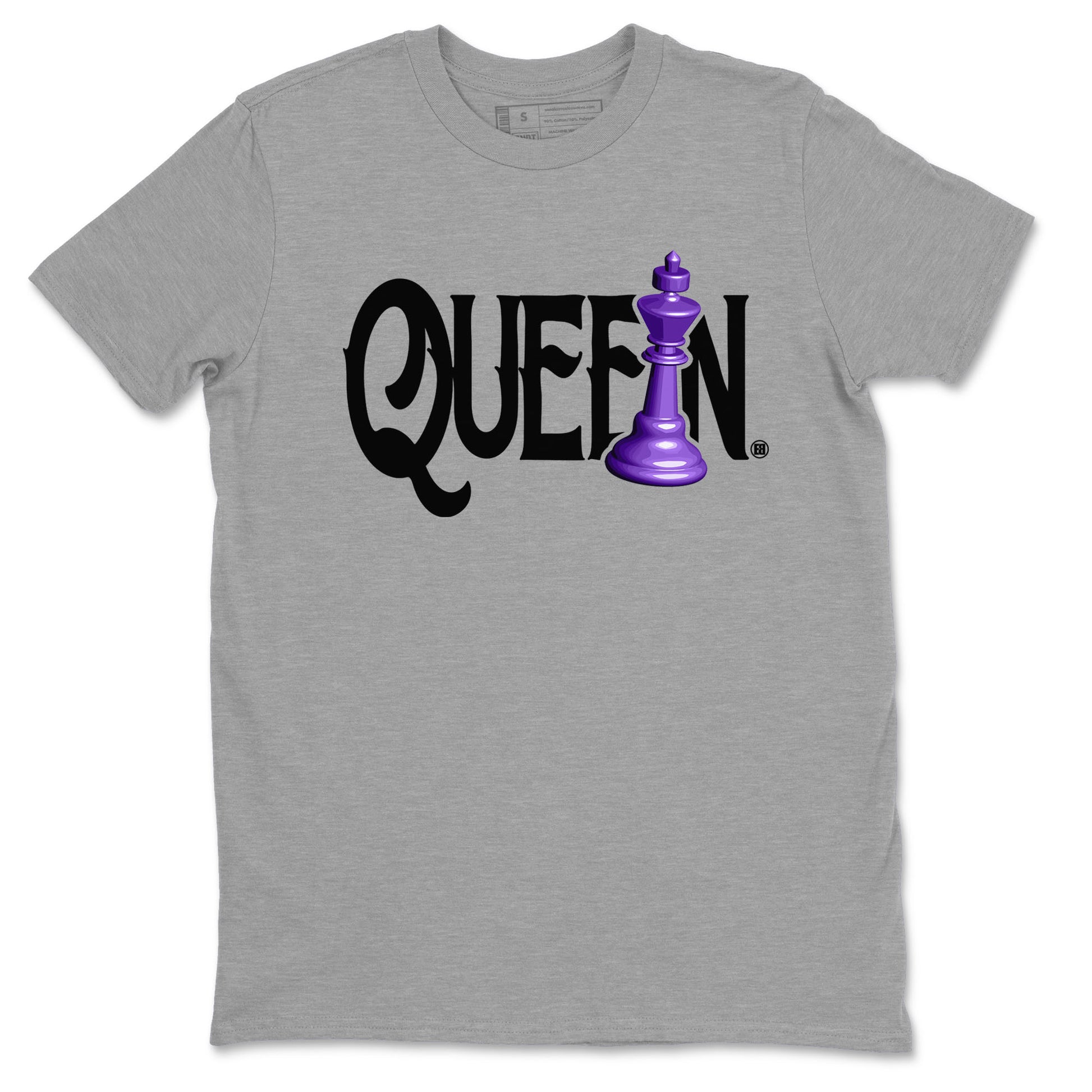 Nike SB Dunk Low Court Purple Shirt To Match Jordans Chess Queen Streetwear Fashion Dunk Low Court Purple SNRT Sneaker Release Tees unisex cotton Heather Grey 2 crew neck shirt