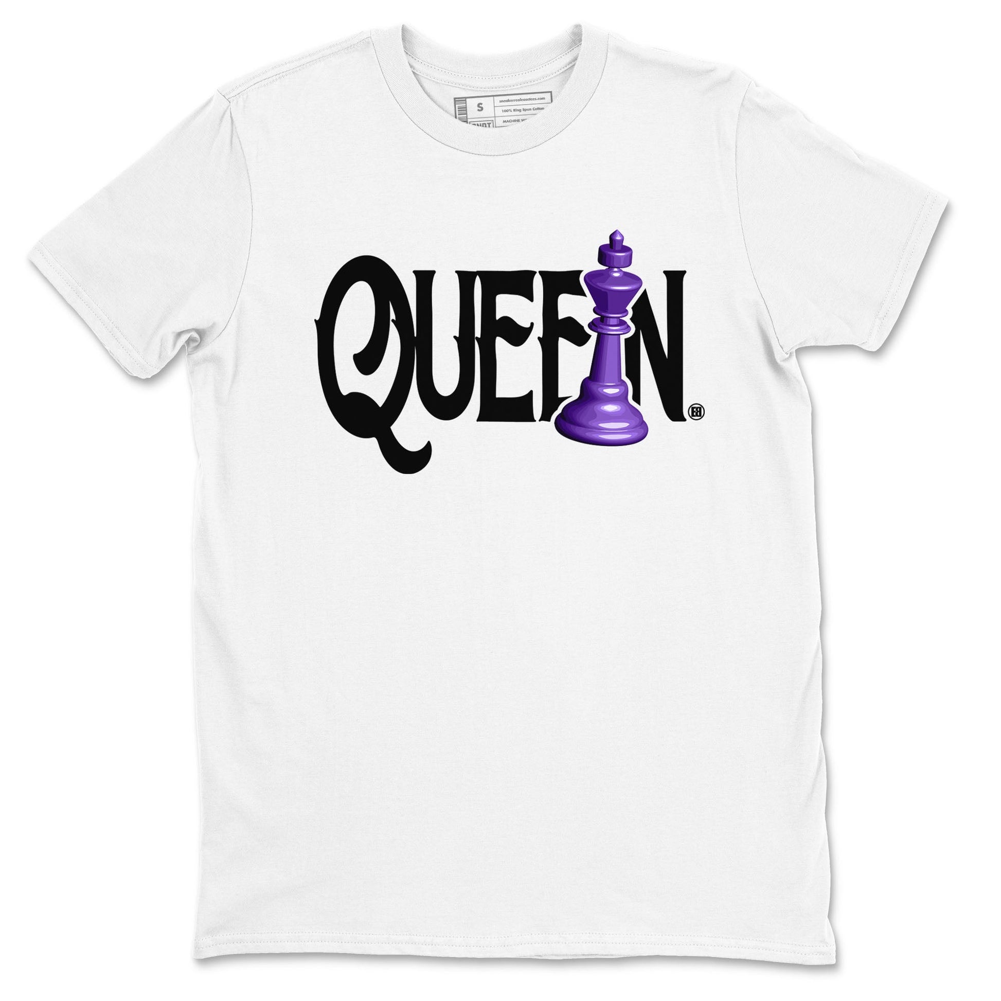 Nike SB Dunk Low Court Purple Shirt To Match Jordans Chess Queen Streetwear Fashion Dunk Low Court Purple SNRT Sneaker Release Tees unisex cotton White 2 crew neck shirt