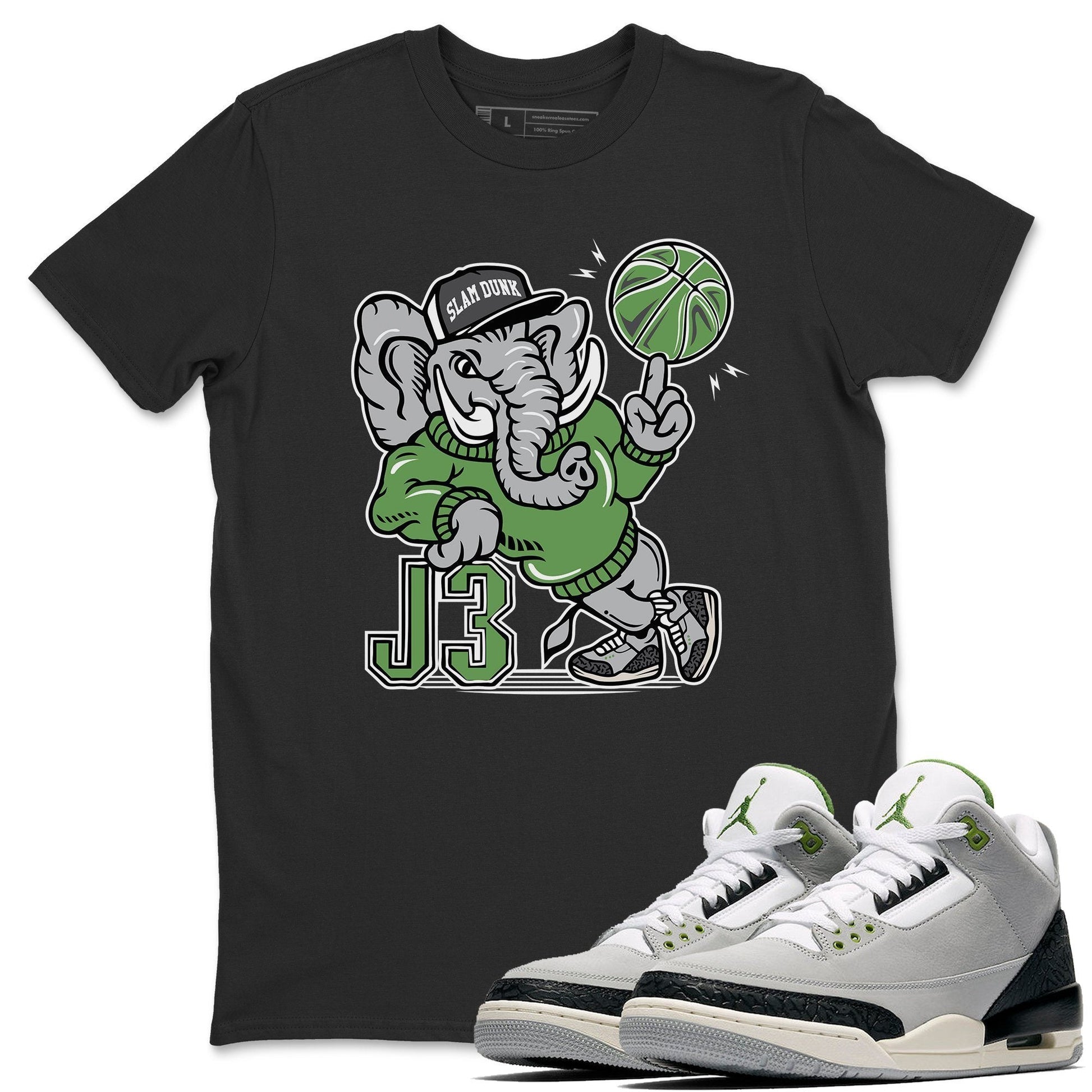 Jordan 3 Chlorophyll Sneaker Match Tees AJ3 Elephant Sneaker Tees Jordan 3 Chlorophyll Sneaker Release Tees Unisex Shirts