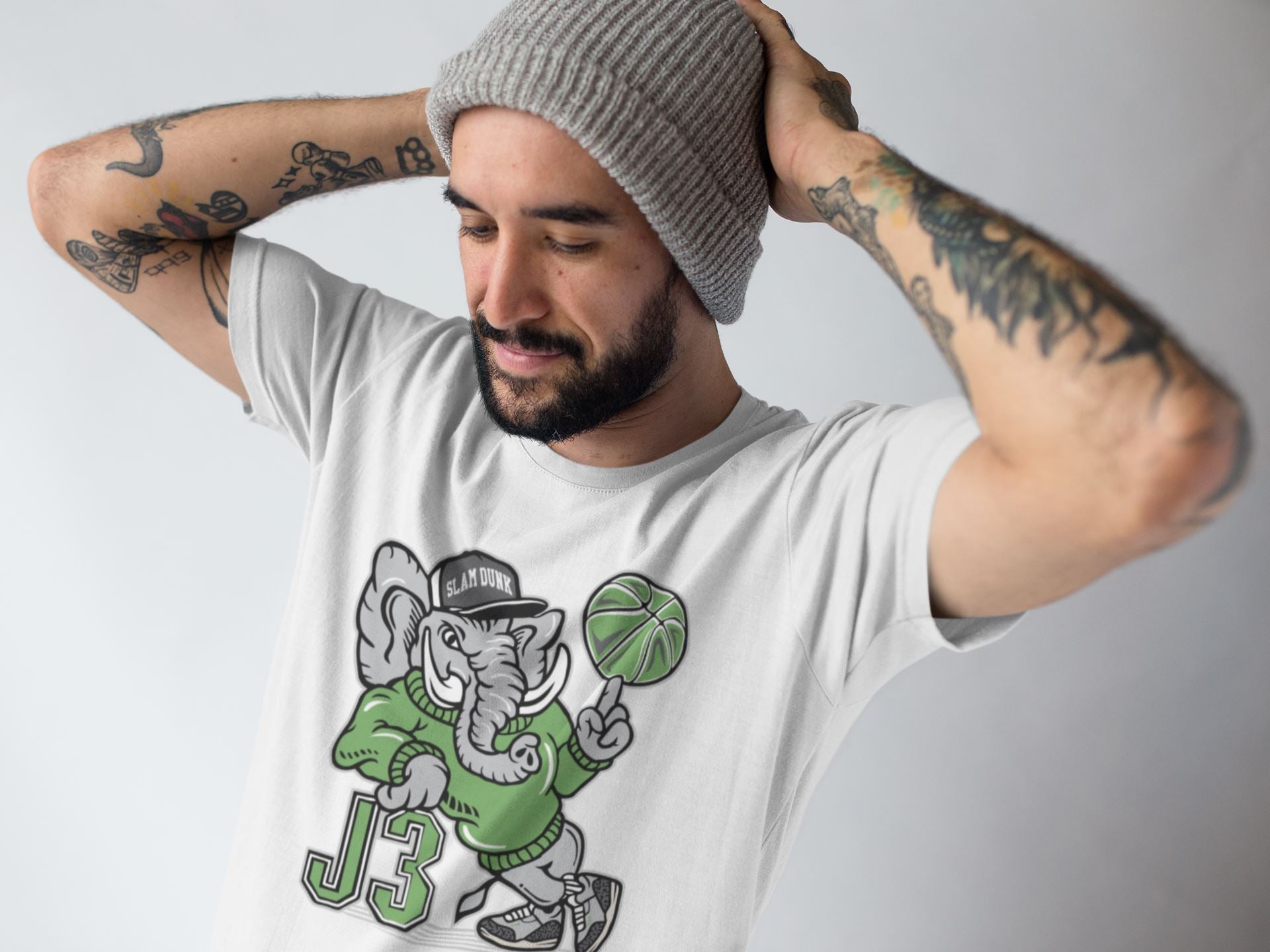 Jordan 3 Chlorophyll Sneaker Match Tees AJ3 Elephant Sneaker Tees Jordan 3 Chlorophyll Sneaker Release Tees Unisex Shirts