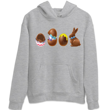 Dunk Easter Candy Sneaker Match Tees Chocolate Easter Set Sneaker Tees Holiday Easter T-Shirt Sneaker Release Tees Unisex Shirts Heather Grey 2