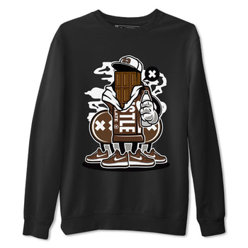 AF1 Chocolate shirt to match jordans Chocolate Squad sneaker tees Air Force 1 Chocolate SNRT Sneaker Release Tees Cotton Sneaker Tee Black 2 T-Shirt