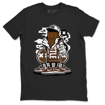 AF1 Chocolate shirt to match jordans Chocolate Squad sneaker tees Air Force 1 Chocolate SNRT Sneaker Release Tees Cotton Sneaker Tee Black 2 T-Shirt