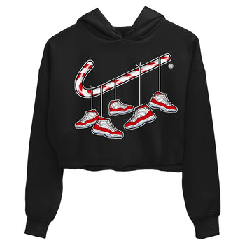 Jordan 11 Cherry Sneaker Match Tees Christmas Candy Cane Sneaker Tees Jordan 11 Cherry Sneaker Release Tees Women's Shirts