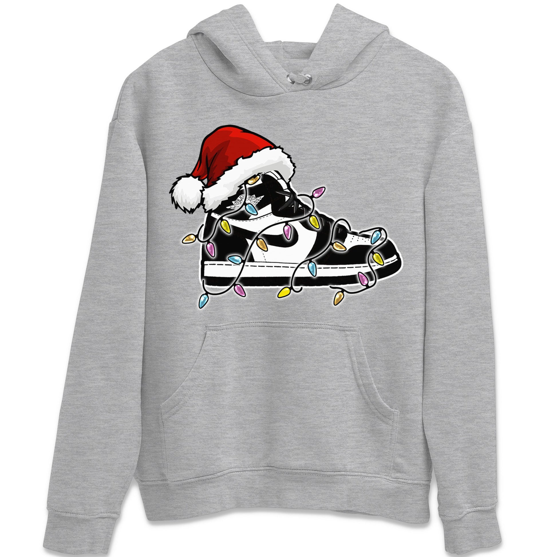 Jordan 1 Black White Sneaker Match Tees Christmas Light Sneaker Sneaker Tees Jordan 1 Black White Sneaker Release Tees Unisex Shirts