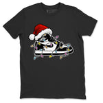 Jordan 1 Black White Sneaker Match Tees Christmas Light Sneaker Sneaker Tees Jordan 1 Black White Sneaker Release Tees Unisex Shirts