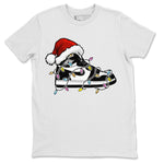 Jordan 1 Black White Sneaker Match Tees Christmas Light Sneaker Sneaker Tees Jordan 1 Black White Sneaker Release Tees Unisex Shirts