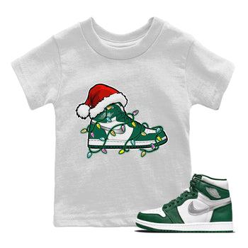 Jordan 1 Gorge Green Sneaker Match Tees Christmas Light Sneaker Sneaker Tees Jordan 1 Gorge Green Sneaker Release Tees Kids Shirts