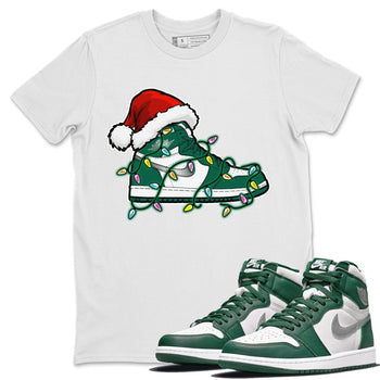 Jordan 1 Gorge Green Sneaker Match Tees Christmas Light Sneaker Sneaker Tees Jordan 1 Gorge Green Sneaker Release Tees Unisex Shirts