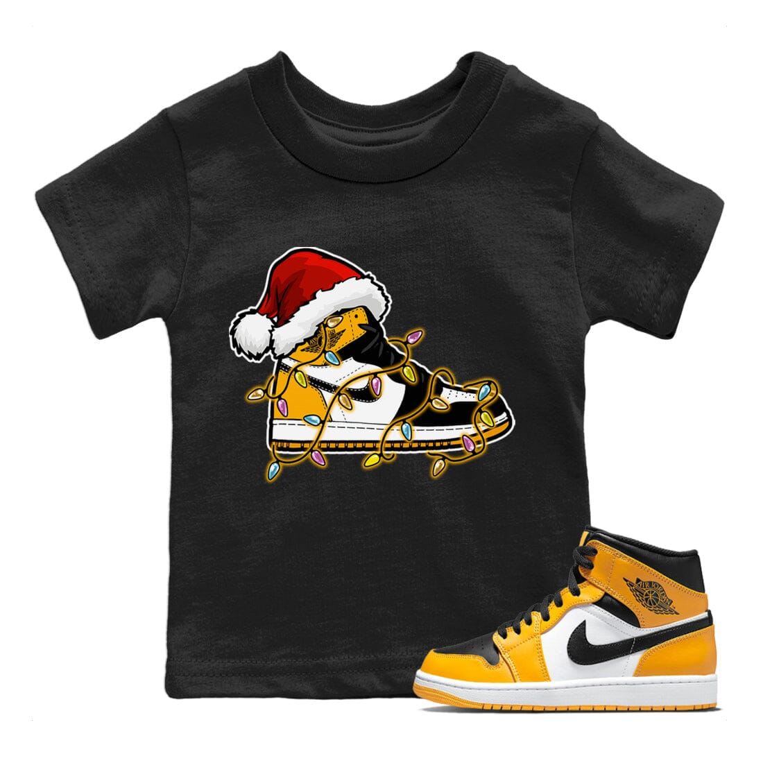 Jordan 1 Taxi Sneaker Match Tees Christmas Light Sneaker Sneaker Tees Jordan 1 Taxi Sneaker Release Tees Kids Shirts