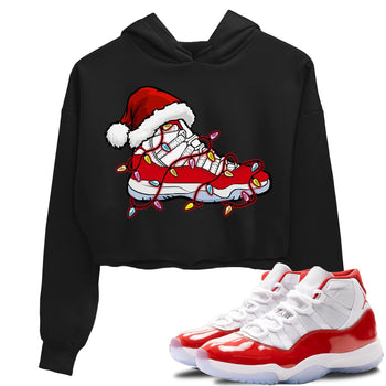 Jordan 11 Cherry Sneaker Match Tees Christmas Light Sneaker Sneaker Tees Jordan 11 Cherry Sneaker Release Tees Women's Shirts