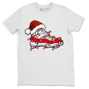 Jordan 11 Cherry Sneaker Match Tees Christmas Light Sneaker Sneaker Tees Jordan 11 Cherry Sneaker Release Tees Unisex Shirts