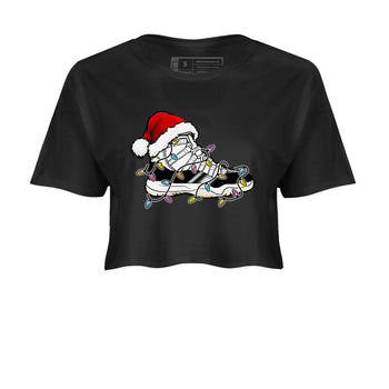 Jordan 11 Gratitude shirt to match jordans Christmas Light Sneaker sneaker tees 11s Gratitude SNRT sneaker Release Tees Black 2 crop length shirt
