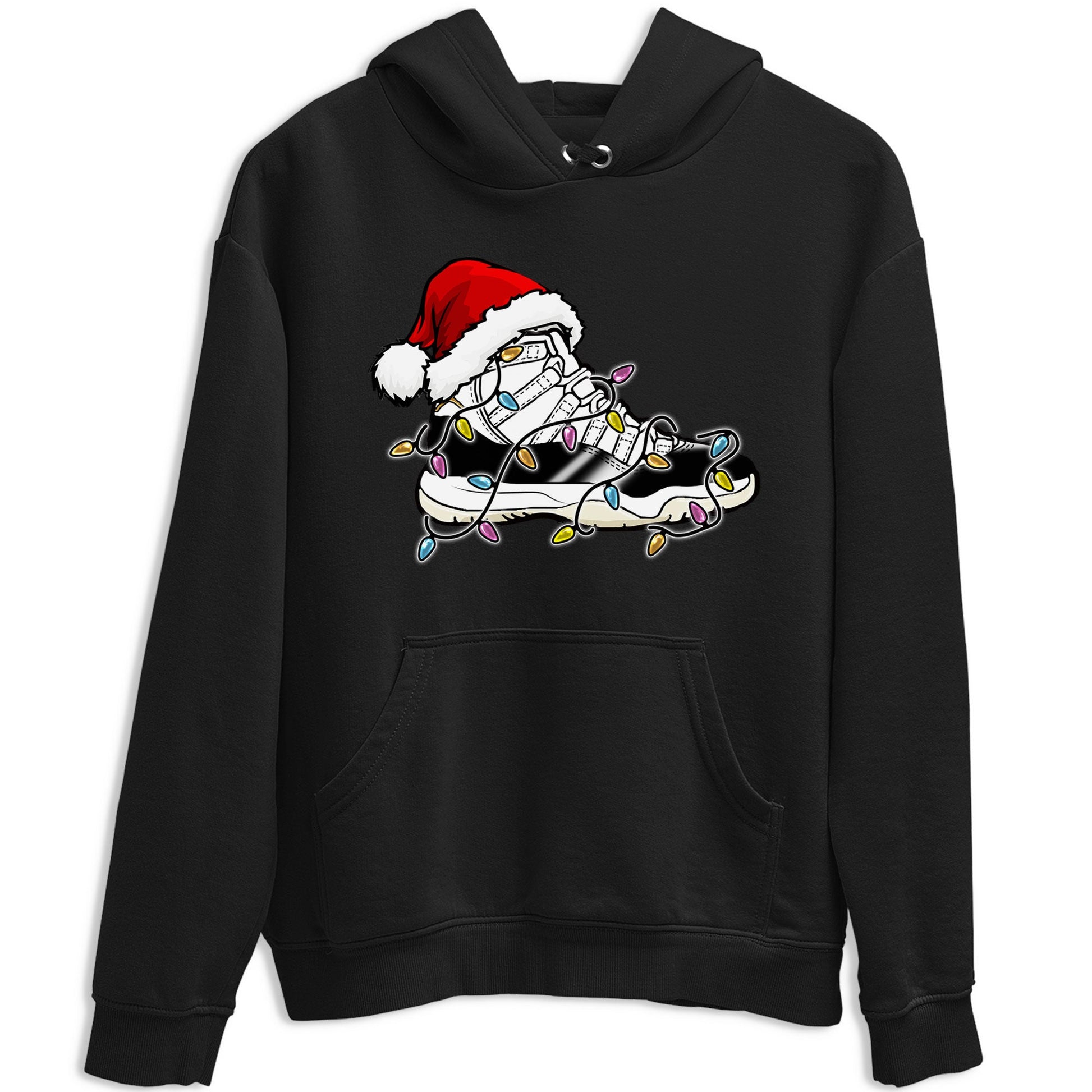 Jordan 11 Gratitude shirt to match jordans Christmas Light Sneaker sneaker tees 11s Gratitude SNRT sneaker Release Tees unisex cotton Black 2 crew neck shirt