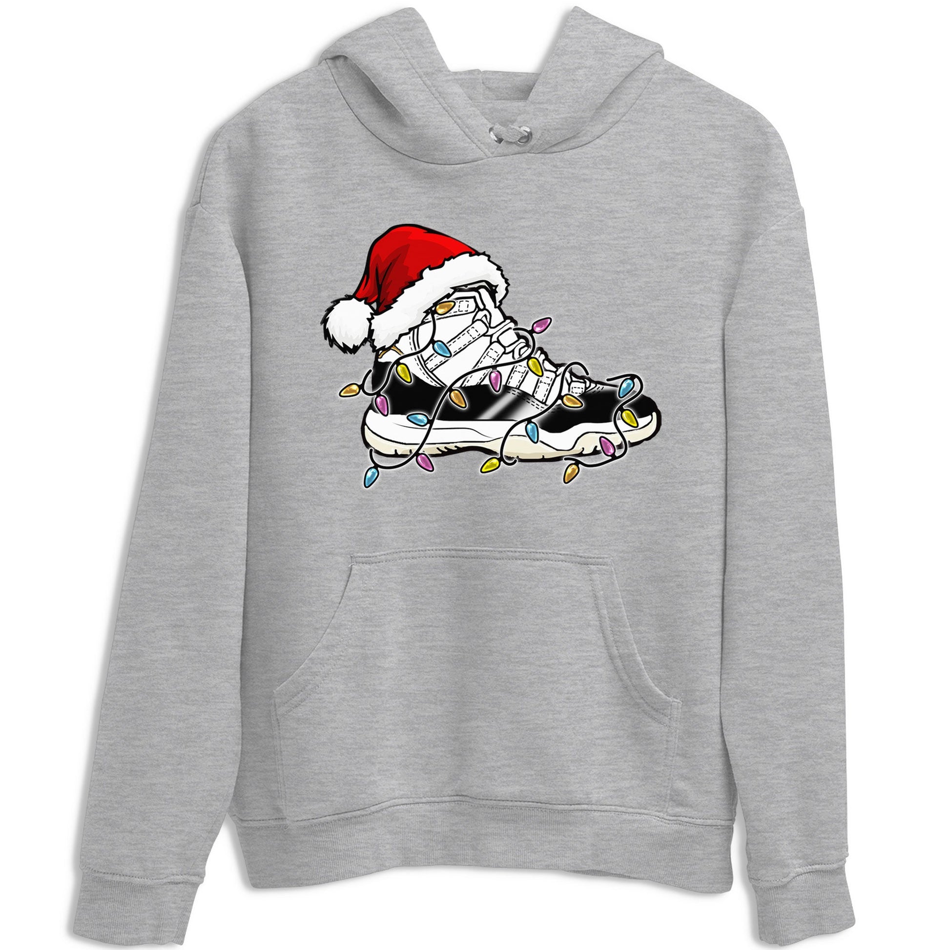 Jordan 11 Gratitude shirt to match jordans Christmas Light Sneaker sneaker tees 11s Gratitude SNRT sneaker Release Tees unisex cotton Heather Grey 2 crew neck shirt