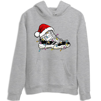 Jordan 11 Gratitude shirt to match jordans Christmas Light Sneaker sneaker tees 11s Gratitude SNRT sneaker Release Tees unisex cotton Heather Grey 2 crew neck shirt