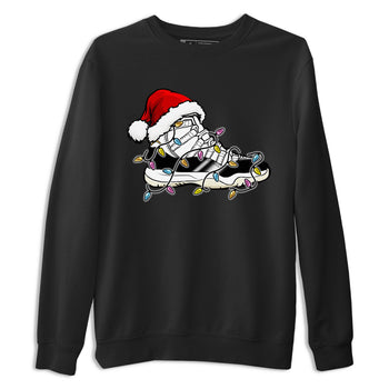Jordan 11 Gratitude shirt to match jordans Christmas Light Sneaker sneaker tees 11s Gratitude SNRT sneaker Release Tees unisex cotton Black 2 crew neck shirt
