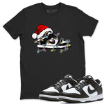 Dunk Panda Dunks Black White shirt to match jordans Christmas Light Sneaker sneaker tees Dunk Low Panda SNRT Sneaker Release Tees unisex cotton Black 1 crew neck shirt