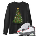 Jordan 9 Fire Red Sneaker Match Tees Christmas Tree Sneaker Tees Jordan 9 Fire Red Sneaker Release Tees Unisex Shirts