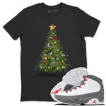 Jordan 9 Fire Red Sneaker Match Tees Christmas Tree Sneaker Tees Jordan 9 Fire Red Sneaker Release Tees Unisex Shirts