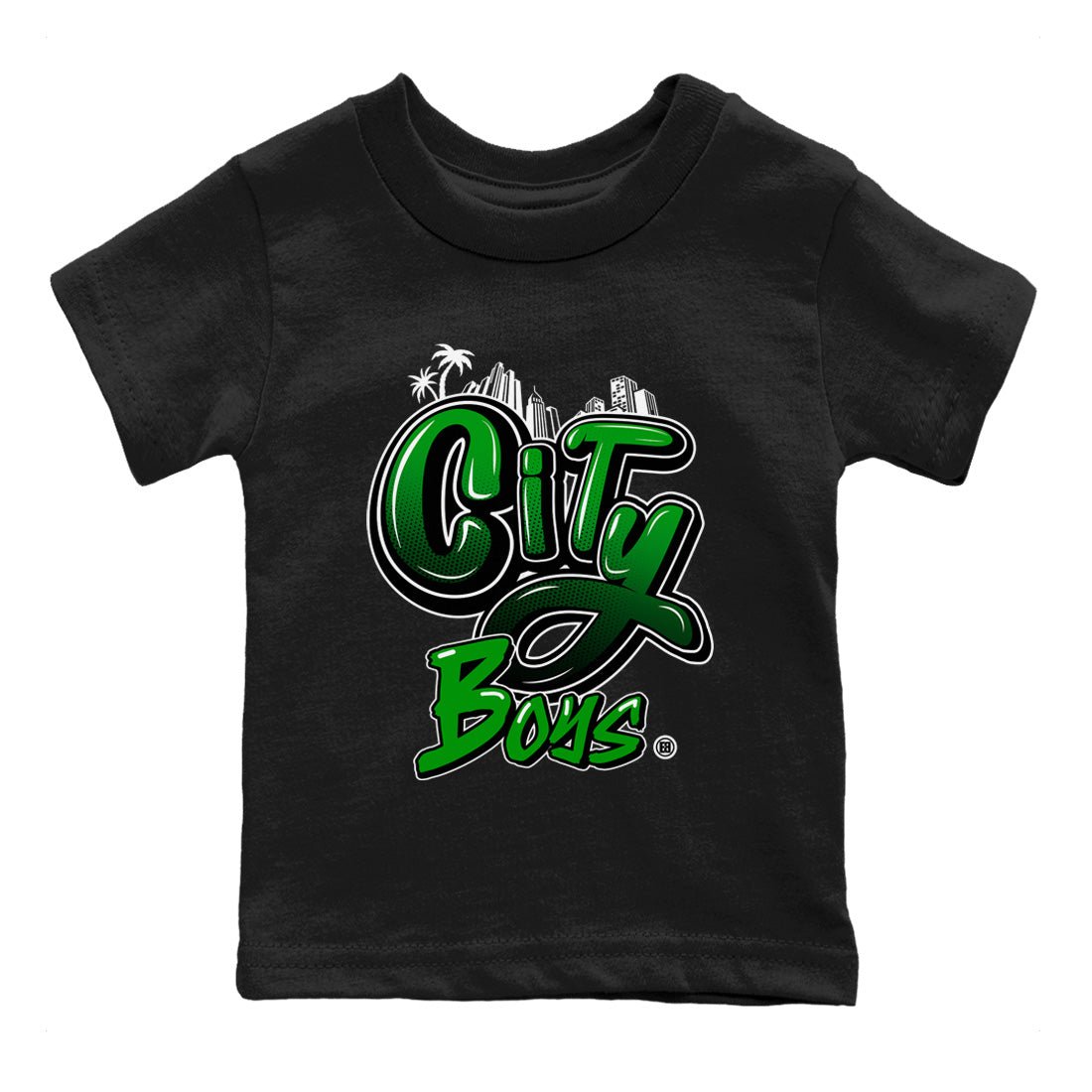 Air Jordan 1 Celtics Sneaker Match Tees City Boys Sneaker Tees Air Jordan 1 Retro Celtics Sneaker Release Tees Kids Shirts Black 2
