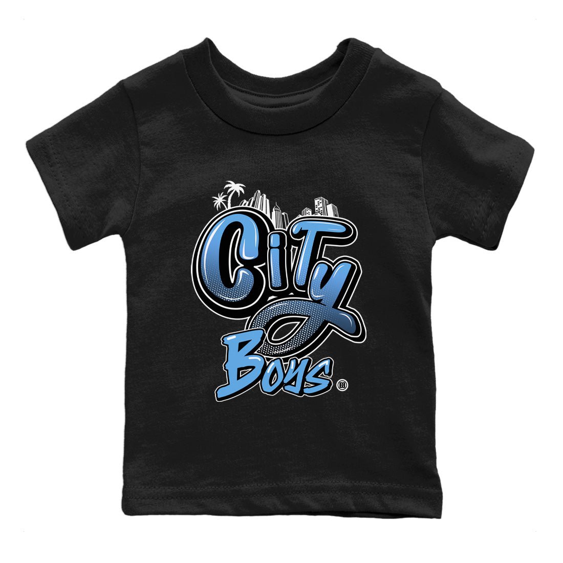 Air Jordan 1 Retro High OG UNC Toe Shirt to match Jordans City Boys Sneaker Tees Air Jordan 1 High OG UNC Toe SNRT Sneaker Release Tees Kids and Baby Tees Black 2