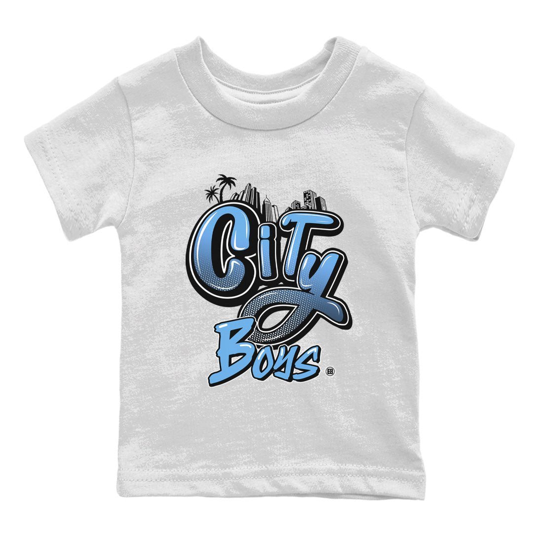 Air Jordan 1 Retro High OG UNC Toe Shirt to match Jordans City Boys Sneaker Tees Air Jordan 1 High OG UNC Toe SNRT Sneaker Release Tees Kids and Baby Tees White 2