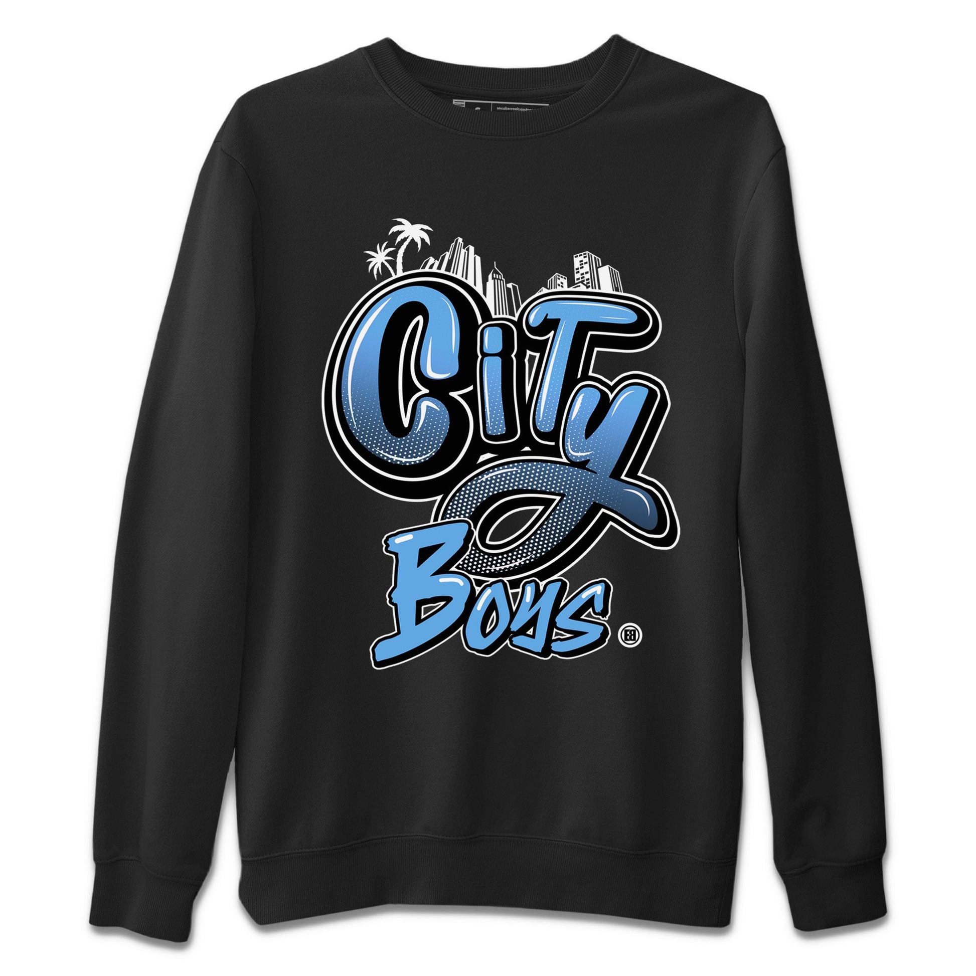 Air Jordan 1 Retro High OG UNC Toe Shirt to match Jordans City Boys Sneaker Tees Air Jordan 1 High OG UNC Toe SNRT Sneaker Release Tees Crew Neck T-Shirts Black 2