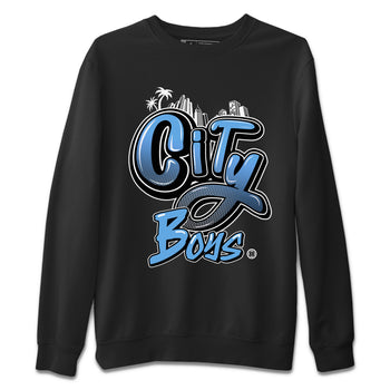 Air Jordan 1 Retro High OG UNC Toe Shirt to match Jordans City Boys Sneaker Tees Air Jordan 1 High OG UNC Toe SNRT Sneaker Release Tees Crew Neck T-Shirts Black 2