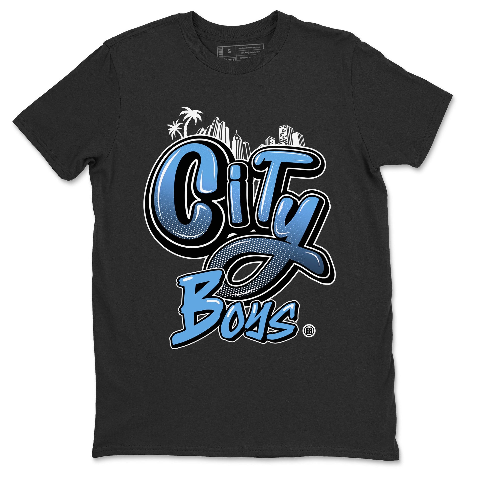 Air Jordan 1 Retro High OG UNC Toe Shirt to match Jordans City Boys Sneaker Tees Air Jordan 1 High OG UNC Toe SNRT Sneaker Release Tees Crew Neck T-Shirts Black 2