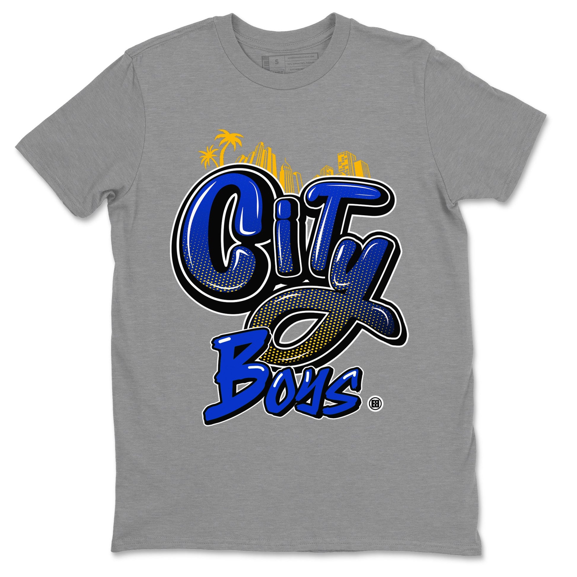 Air Jordan 14 Laney Sneaker Match Tees City Boys Sneaker Tees Jordan 14 Laney Sneaker Release Tees Unisex Shirts Heather Grey 2