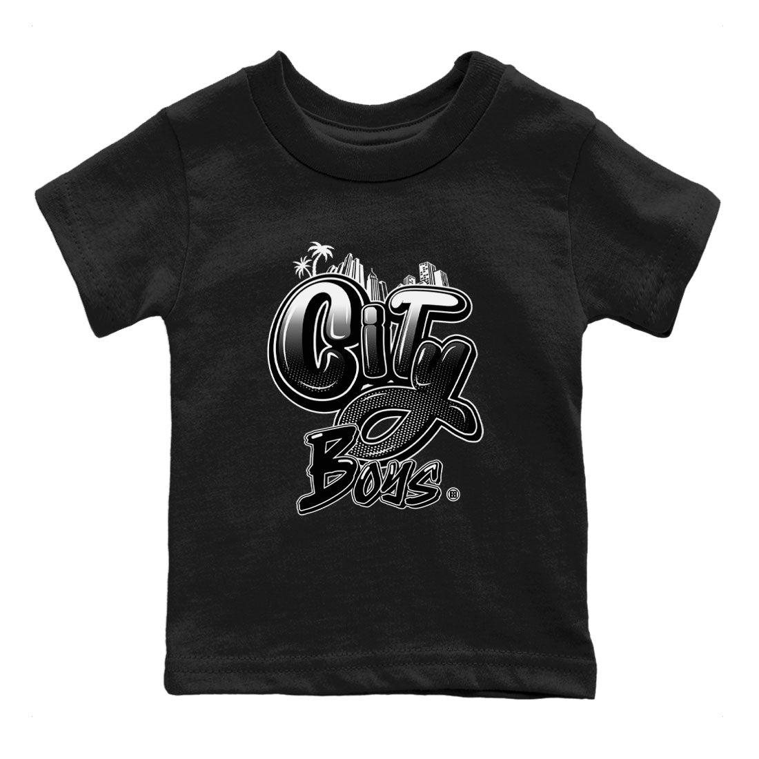 14s Panda shirt to match jordans City Boys sneaker tees Air Jordan 14 Panda SNRT sneaker release tees baby toddler Black 2 cotton Shirt