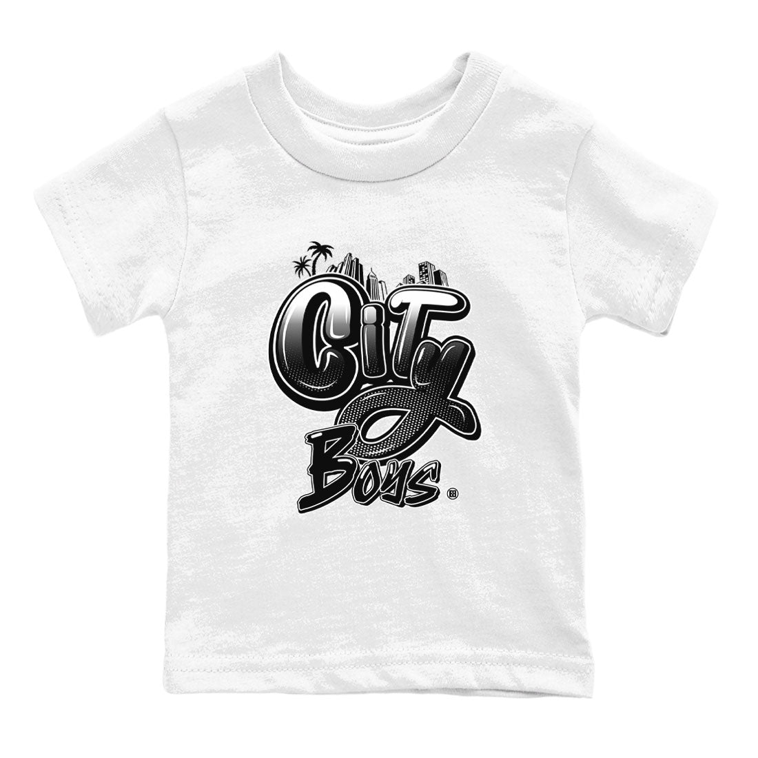 14s Panda shirt to match jordans City Boys sneaker tees Air Jordan 14 Panda SNRT sneaker release tees baby toddler White 2 cotton Shirt