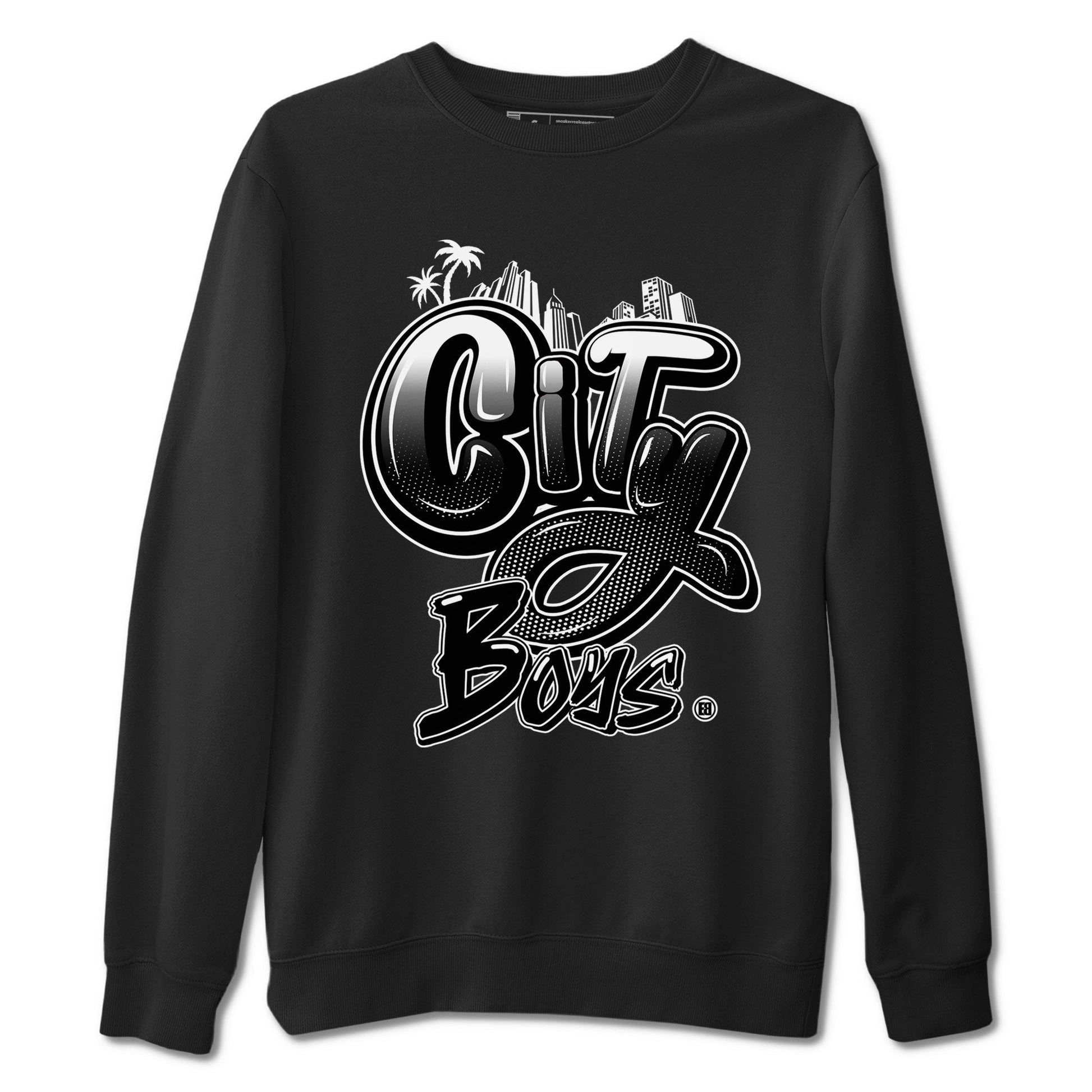 14s Panda shirt to match jordans City Boys sneaker tees Air Jordan 14 Panda SNRT Sneaker Release Tees unisex cotton Black 2 crew neck shirt