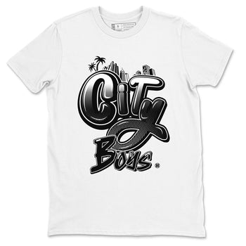 14s Panda shirt to match jordans City Boys sneaker tees Air Jordan 14 Panda SNRT Sneaker Release Tees unisex cotton White 2 crew neck shirt