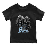 Air Jordan 7 Chambray Sneaker Match Tees City Boys Sneaker Tees AJ7 Chambray SNRT Sneaker Release Tees Kids Shirts Black 2