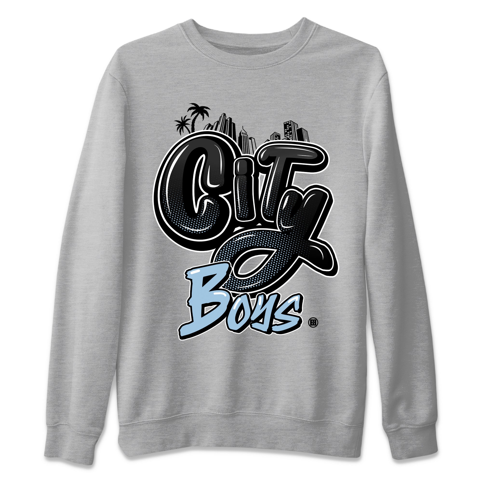 Air Jordan 7 Chambray Sneaker Match Tees City Boys Sneaker Tees AJ7 Chambray SNRT Sneaker Release Tees Unisex Shirts Heather Grey 2