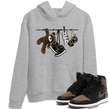 Air Jordan 1 Palomino shirt to match jordans Clothesline sneaker tees Air Jordan 1 Retro High OG Palomino SNRT Sneaker Release Tees Casual Unisex shirts Heather Grey 1 T-Shirt