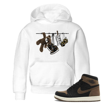 Air Jordan 1 Palomino shirt to match jordans Clothesline sneaker tees Air Jordan 1 Retro High OG Palomino SNRT Sneaker Release Tees Baby Toddler Kids White 1 T-Shirt