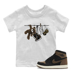 Air Jordan 1 Palomino shirt to match jordans Clothesline sneaker tees Air Jordan 1 Retro High OG Palomino SNRT Sneaker Release Tees Baby Toddler Kids White 1 T-Shirt