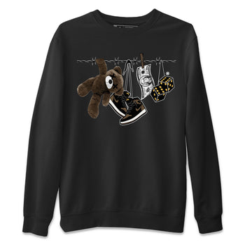 Air Jordan 1 Palomino shirt to match jordans Clothesline sneaker tees Air Jordan 1 Retro High OG Palomino SNRT Sneaker Release Tees Casual Unisex shirts Black 2 T-Shirt
