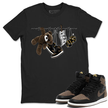 Air Jordan 1 Palomino shirt to match jordans Clothesline sneaker tees Air Jordan 1 Retro High OG Palomino SNRT Sneaker Release Tees Casual Unisex shirts Black 1 T-Shirt