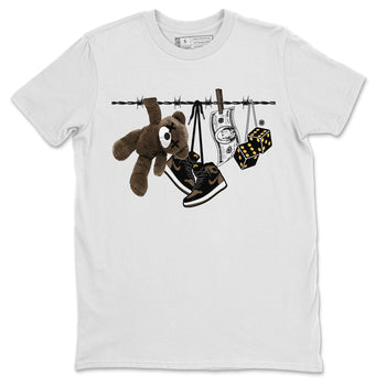 Air Jordan 1 Palomino shirt to match jordans Clothesline sneaker tees Air Jordan 1 Retro High OG Palomino SNRT Sneaker Release Tees Casual Unisex shirts White 2 T-Shirt