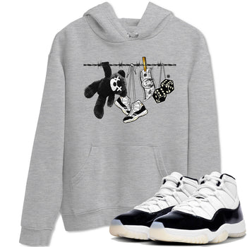 Air Jordan 11 Gratitude shirt to match jordans Clothesline sneaker tees Jordan 11 Retro Gratitude SNRT Sneaker Tees Sneaker Matching Cotton Shirt unisex cotton Heather Grey 1 crew neck shirt