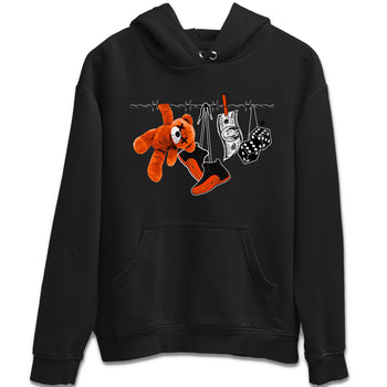 Air Jordan 12 Brilliant Orange Sneaker Match Tees Clothesline Sneaker Tees 12s Brilliant Orange Tee Unisex Shirts Black 2
