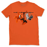 Air Jordan 12 Brilliant Orange Sneaker Match Tees Clothesline Sneaker Tees 12s Brilliant Orange Tee Unisex Shirts Orange 2