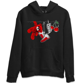 12s Cherry Sneaker Match Tees Clothesline Sneaker Tees Air Jordan 12 Cherry Sneaker Release Tees Unisex Shirts Black 2