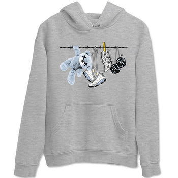 13s Blue Grey shirt to match jordans Clothesline sneaker tees Air Jordan 13 Retro Blue Grey SNRT Sneaker Release Tees unisex cotton Heather Grey 2 crew neck shirt
