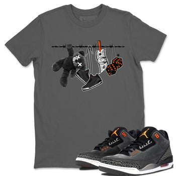 Air Jordan 3 Fear shirt to match jordans Clothesline sneaker tees Air Jordan 3 Fear SNRT Sneaker Release Tees Unisex Cool Grey 1 T-Shirt