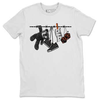 Air Jordan 3 Fear shirt to match jordans Clothesline sneaker tees Air Jordan 3 Fear SNRT Sneaker Release Tees Unisex White 2 T-Shirt